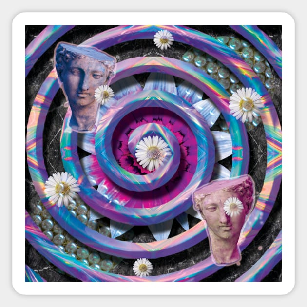 spiral into the goddessness you are Sticker by STORMYMADE